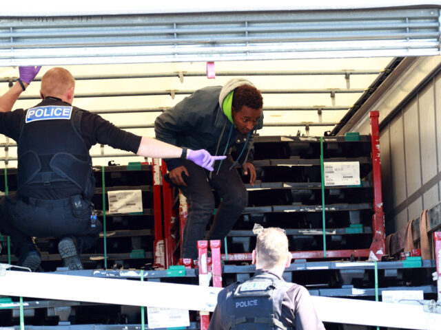 Damages caused by an unlawful intrusion from migrants.